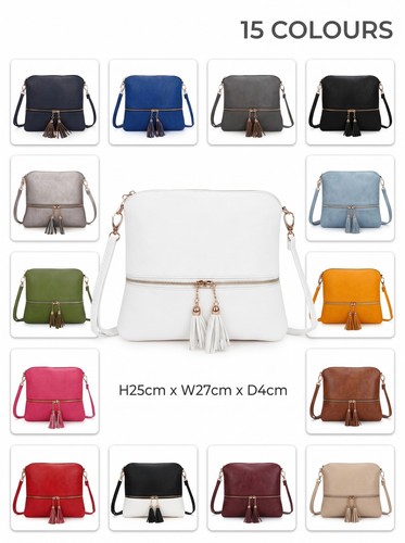 Ladies synthetic crossbody bag - crossbody,