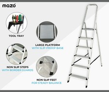 Step ladder aluminium - 6,