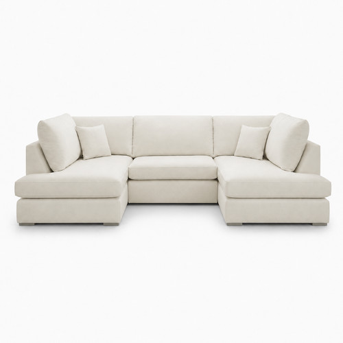 Sectional settee plush velvet - sectional,
