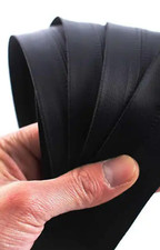 Strong Black Waterproof Zip with YKK Sliders Matt finish Sold by Meter in length