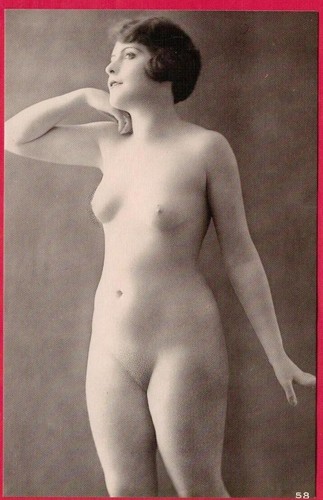 Semi nude lady repro - nude,