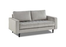 Silver Velvet 3 Seater Maxi Sofas - Quality compact, Quick delivery & Assembly