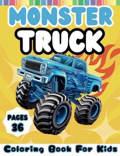 Cham monster truck coloring - cham,