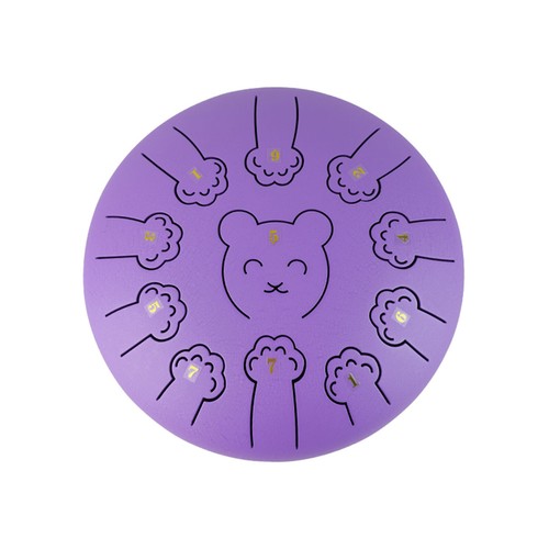 Steel tongue drum note 10 - drum,