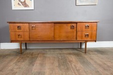 Vintage Retro Mid Century Teak Sideboard by Bath Cabinet Makers
