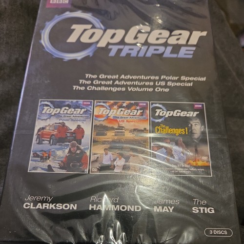 Top gear triple dvd - top, box