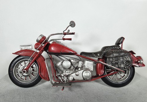 Vintage style metal motorcycle - style,