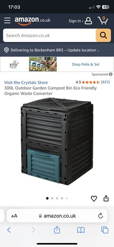 Outdoor garden compost bin eco - garden,