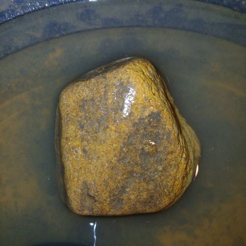 Gold ore agate rock - ore, stone