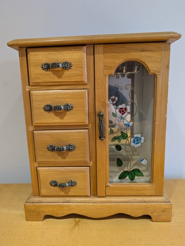 Vintage wooden wardrobe - vintage,