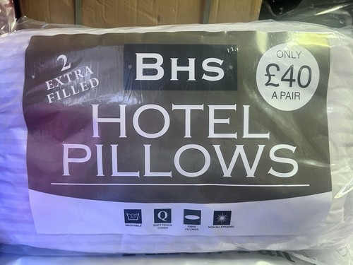 Bhs extra filled hotel pillows - filled,
