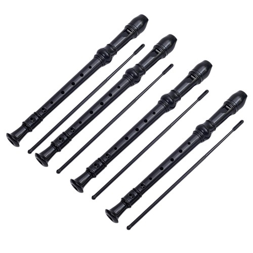 Black abs recorder - black,