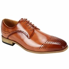 Mens Classy Golden Tan Cognac