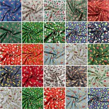 Christmas Polycotton Fabric