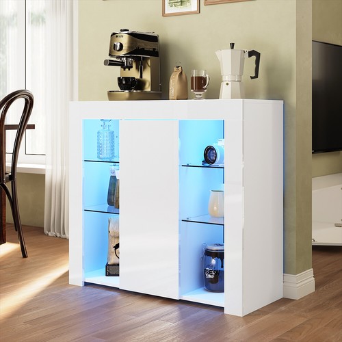 High gloss white - gloss, led