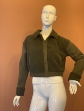 bomber jacket women Khaki Green Ministry Jacket Size 6 UK Size XS Luxury Feel