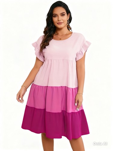 Women plus size 4xl tiered - women's,