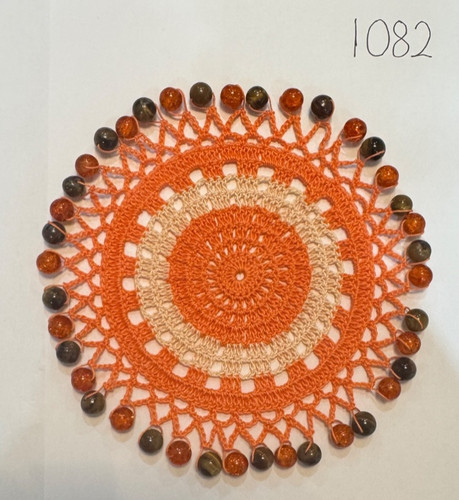 Hand made crochet beaded - hand,