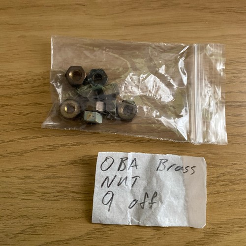 0ba hexagon brass nut - hexagon, 9