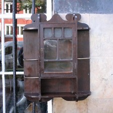 Arts & Crafts Oak Wall Cabinet