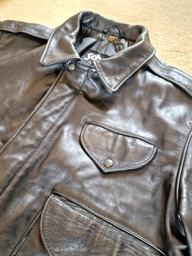 Schott rare leather jacket - leather,