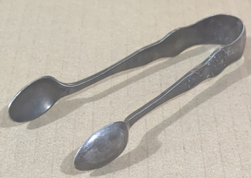 Silver sugar tongs - sugar, sheffield