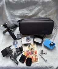 GoPro Hero7 Black Camera Limited Edition Dusk White + Mini Extension Pole&Tripod