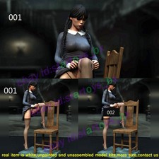 Wednesday Chair 1/8 1/6 1/4 Unpainted Model Kit Unassembled 3D Print 2 Ver.