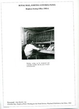 Brighton sorting office in ~1983-4 5 sheets pictures are only paper photo copies