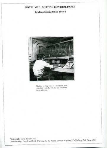 Brighton sorting office - , in