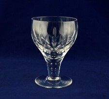 Stuart Crystal "CARLINGFORD" Large Wine Glass / Goblet - 12.4cms (4-7/8") Tall