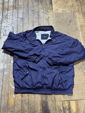 Lacoste Dark Blue Harrington Style Lined Jacket MEN'S Used SIZE L 54 6