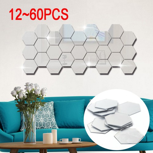 60x glass mirror tiles - 60x,