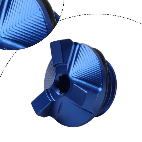 Blue oil filler - plug, cover