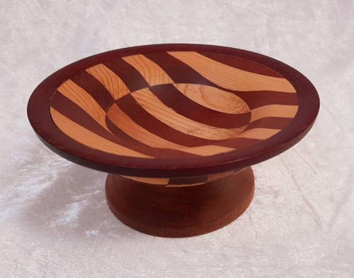 Vintage small striped wooden - vintage,