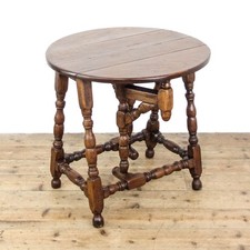 Vintage Oak Extendable Side