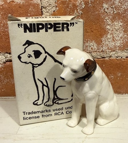 Vtg rca nipper - rca, dog figurine