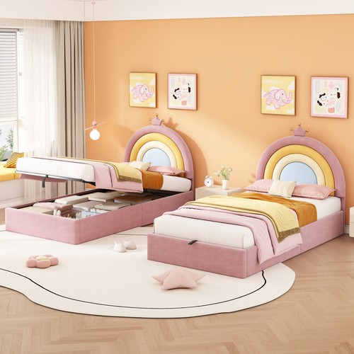 3ft single velvet ottoman bed - ottoman,