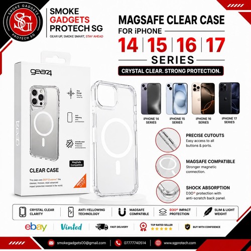 Gear4 iphone clear - clear, case