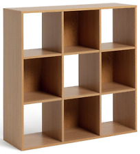 Habitat Home Squares 9 Cube Storage Unit - Oak Effect | Organizer Storage
