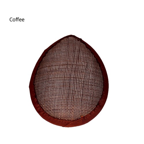 Teardrop sinamay hat - sinamay, base