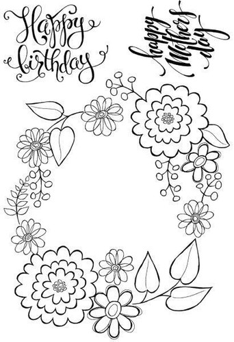 Woodware clear singles stamp - singles,
