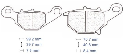Brake pads carbon - brake,