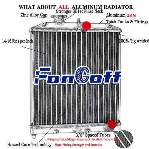 Aluminium radiator for - aluminium,