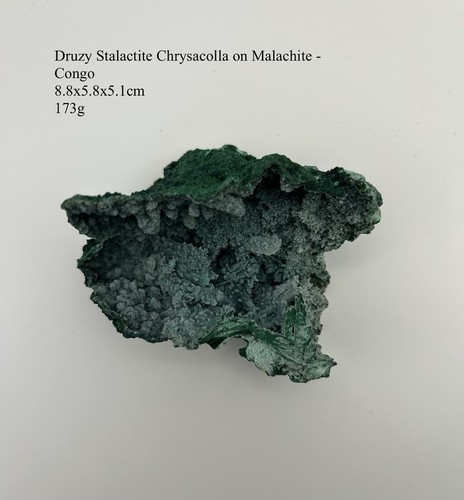Druzy stalactite chrysocolla - druzy,