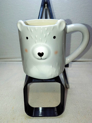 Ceramic mug white - ceramic, face