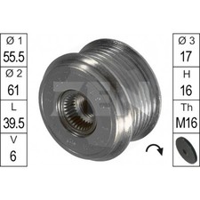 Alternator Pulley EP009G