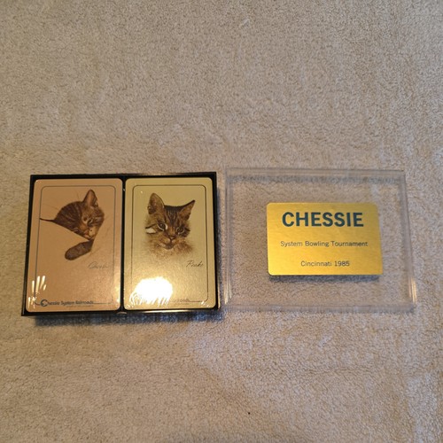 Pair vintage chessie railroad - pair,