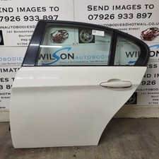 Rear Door BMW 3 SERIES White Left Passenger N/S 2005-2011