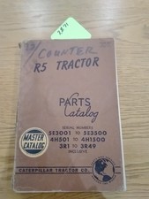 Caterpillar CAT R5 Tractor Parts Catalogue Catalog 1948 Manual
